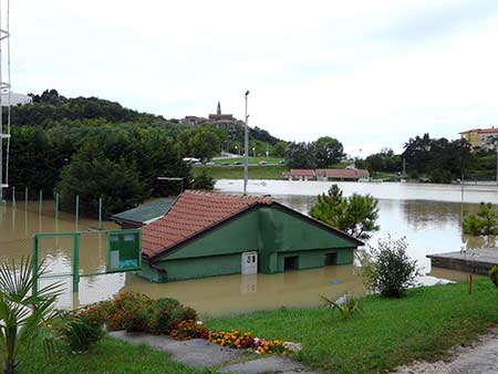 Poplava Buje, Sportska zona 18./19.09.2010.