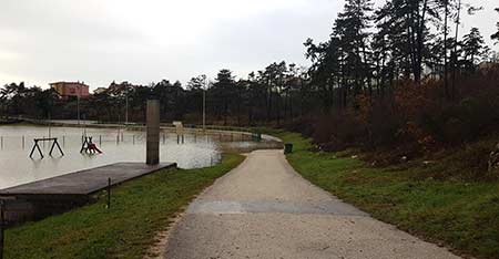 Poplava Buje, Sportska zona 08.12.2020.